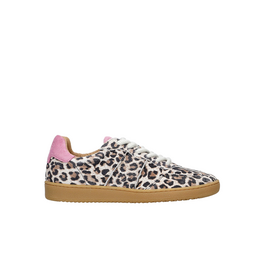 DWRS DWRS  | Poona leopard studs - sand/pink