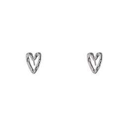 Go Dutch Label D&E - Hammered heart stud