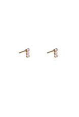Go Dutch Label D&E - Triple pearl stud