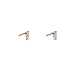 Go Dutch Label D&E - Triple pearl stud