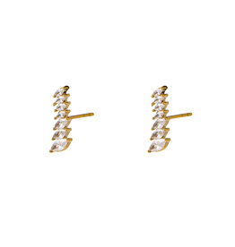 Go Dutch Label D&E - Long stones stud