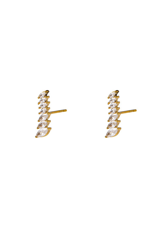 Go Dutch Label D&E - Long stones stud