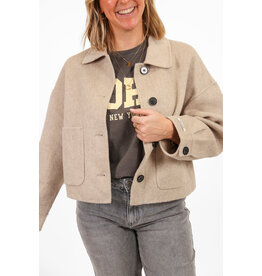 21Jewelz Jasje met zakken - beige