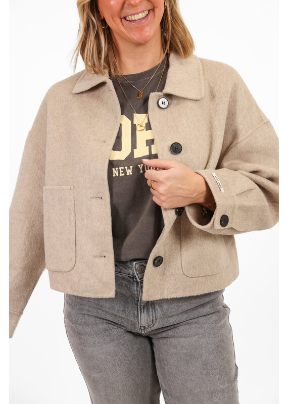 21Jewelz Jasje met zakken - beige