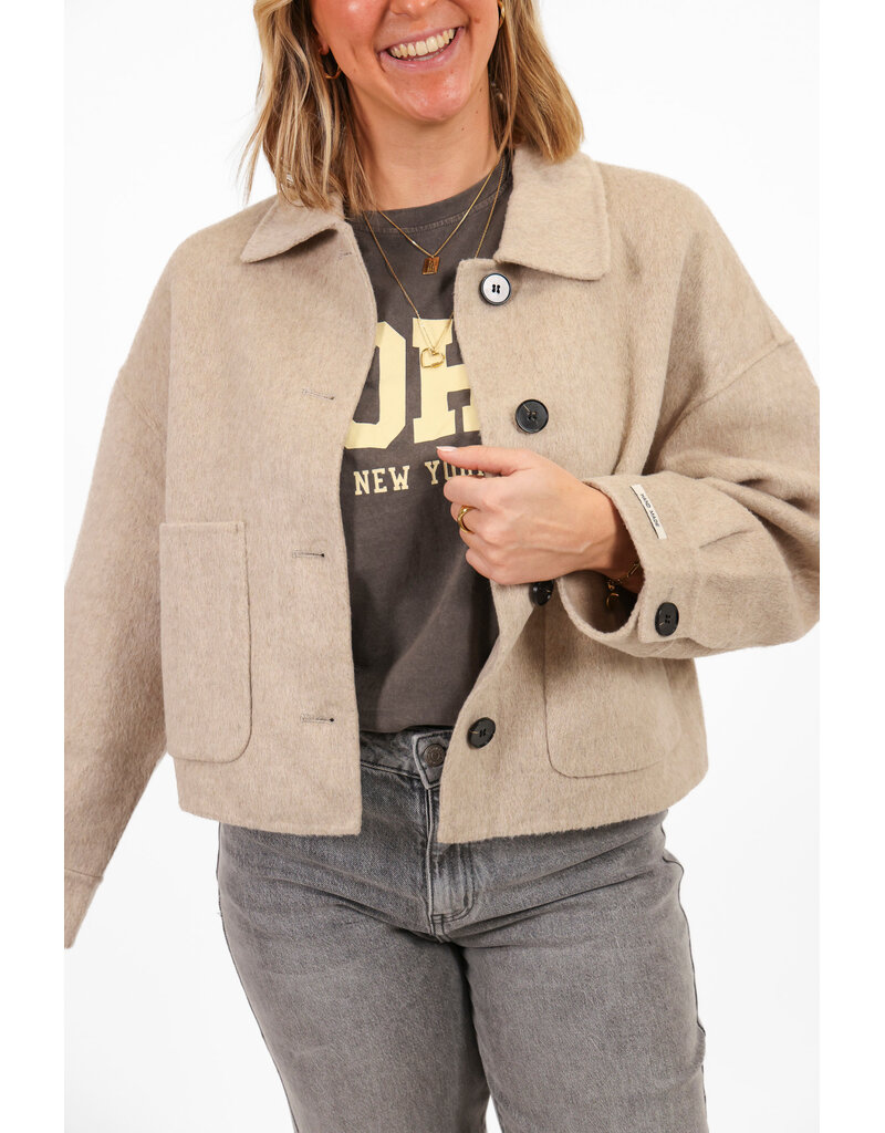 21Jewelz Jasje met zakken - beige