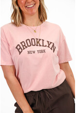 21Jewelz Oversized t-shirt Brooklyn - lichtroze