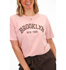 21Jewelz Oversized t-shirt Brooklyn - lichtroze