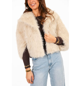 21Jewelz Fluffy cape - ecru