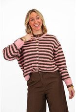 21Jewelz Gestreept vestje - roze/bruin
