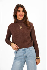 21Jewelz Wollige spencer met hoge hals - bruin