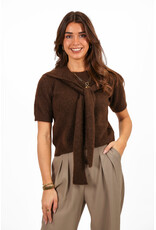 21Jewelz Truitje met sjaaltje - bruin