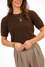 21Jewelz Truitje met sjaaltje - bruin