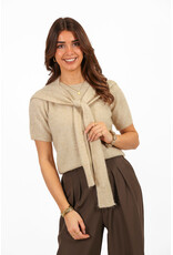 21Jewelz Truitje met sjaaltje - beige