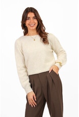 21Jewelz Ecru gemêleerde trui met detail