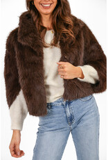 21Jewelz Fluffy cape - bruin