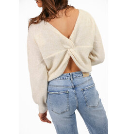 21Jewelz Ecru gemêleerde trui met detail