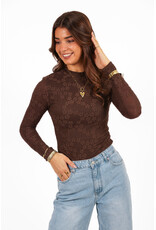 21Jewelz Body met patroontje - bruin