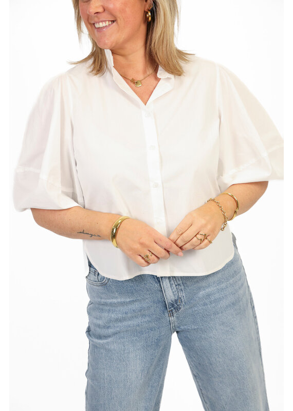 21Jewelz Blouse met ballonmouw - wit