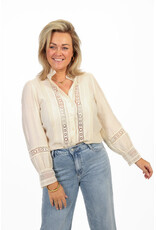 21Jewelz Kanten blouse - ecru
