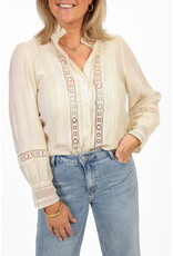 21Jewelz Kanten blouse - ecru