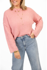 21Jewelz Effen basic wollige trui - roze