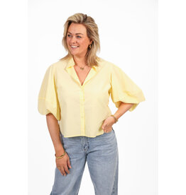 21Jewelz Blouse met ballonmouw - lichtgeel