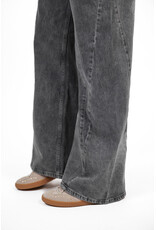 21Jewelz Grijze wide leg jeans met naden