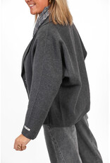 21Jewelz Jasje met kraag en schuine zakken - grijs