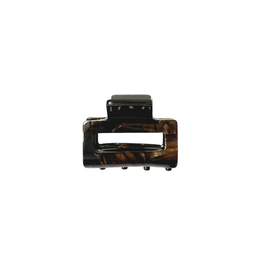 21Jewelz Mini haarklem - donkerbruin marmer