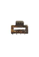 21Jewelz Mini haarklem - bruin marmer