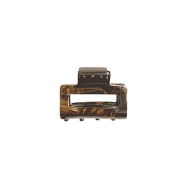 21Jewelz Mini haarklem - bruin marmer