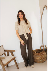 21Jewelz Truitje met sjaaltje - beige