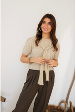 21Jewelz Truitje met sjaaltje - beige