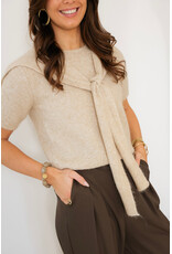 21Jewelz Truitje met sjaaltje - beige