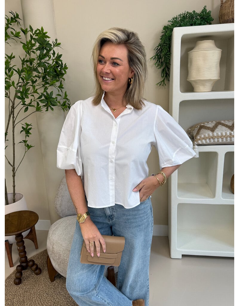 21Jewelz Blouse met ballonmouw - wit