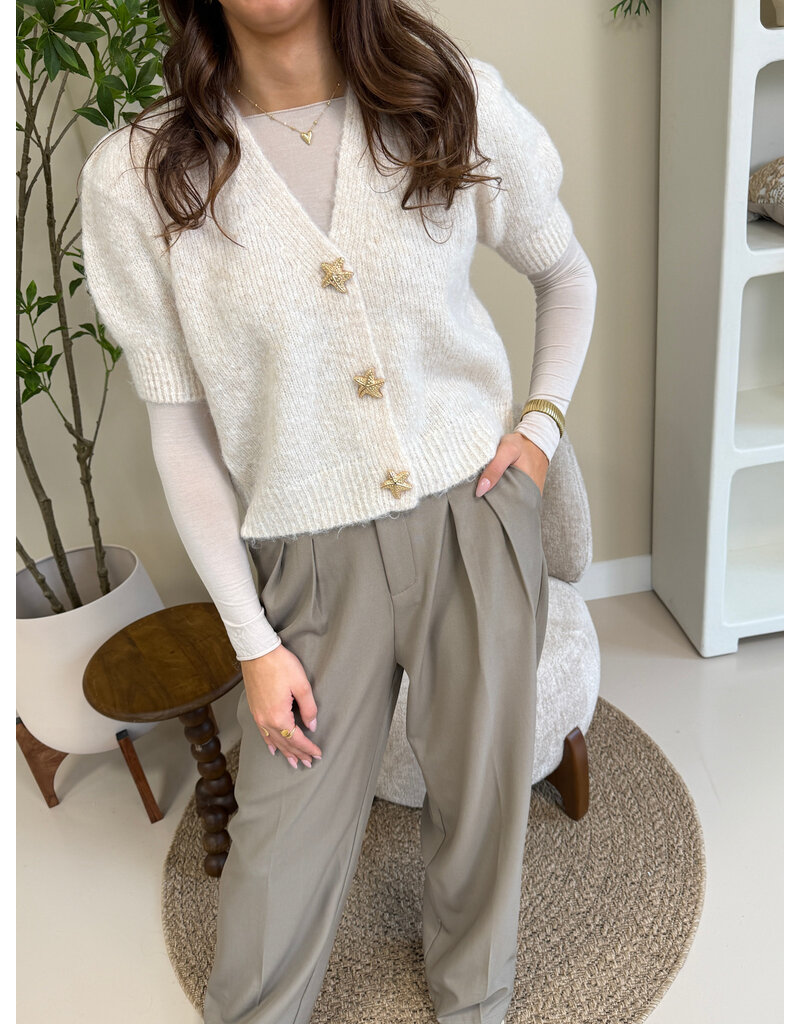 21Jewelz Vestje met gouden zeester knopen