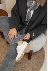 21Jewelz Grijze wide leg jeans met naden