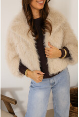 21Jewelz Fluffy cape - ecru