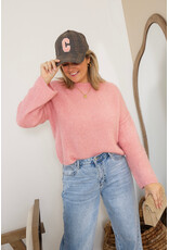21Jewelz Effen basic wollige trui - roze