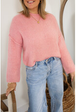 21Jewelz Effen basic wollige trui - roze