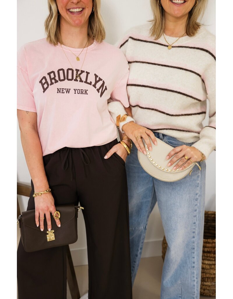 21Jewelz Oversized t-shirt Brooklyn - lichtroze