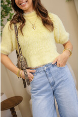 21Jewelz Fluffy shirt - lichtgeel