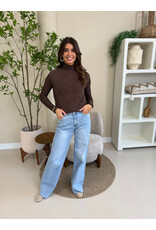 21Jewelz Wollige spencer met hoge hals - bruin