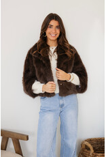 21Jewelz Fluffy cape - bruin