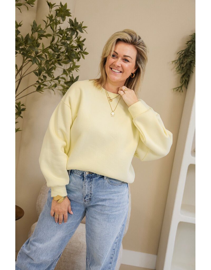 21Jewelz Sweater le marais - lichtgeel