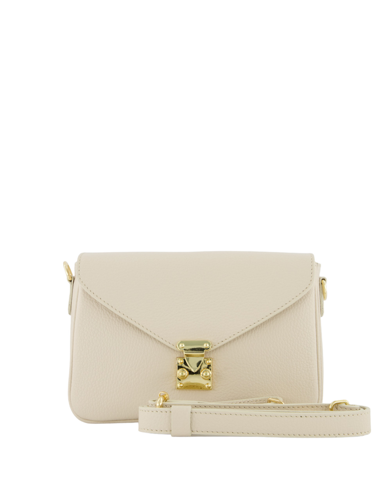 21Jewelz Effen tas met gouden sluiting - ecru