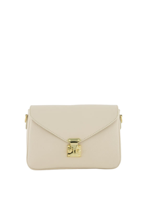 21Jewelz Effen tas met gouden sluiting - ecru