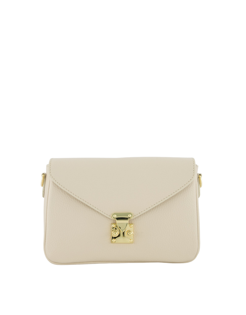 21Jewelz Effen tas met gouden sluiting - ecru