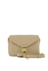 21Jewelz Effen tas met gouden sluiting - beige