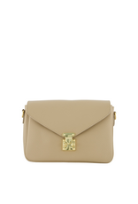 21Jewelz Effen tas met gouden sluiting - beige